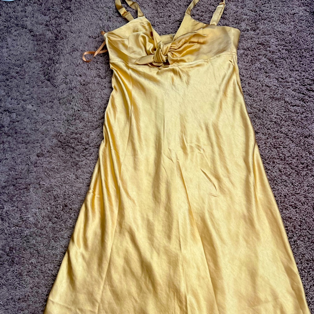 Gold Metallic Midi